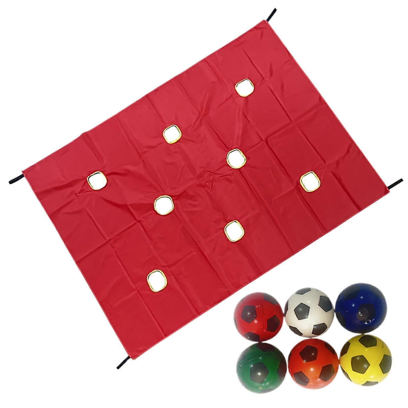 Teamwork Group Learning Game Lochplane Outdoor Team Challenge Game Set, Sports Team Building Activities for Youth, Adults, and Family, Red