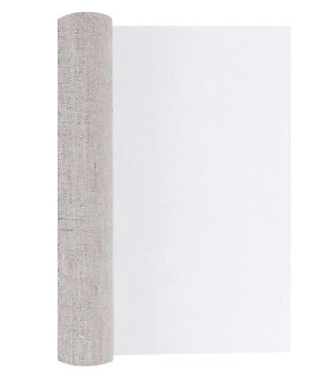 5 Meters Canvas Roll for Painting, Large Stretched Canvas, Ideal for Acrylic and Oil Paints, Art Supplies with Better Adhesion 58 cm Width