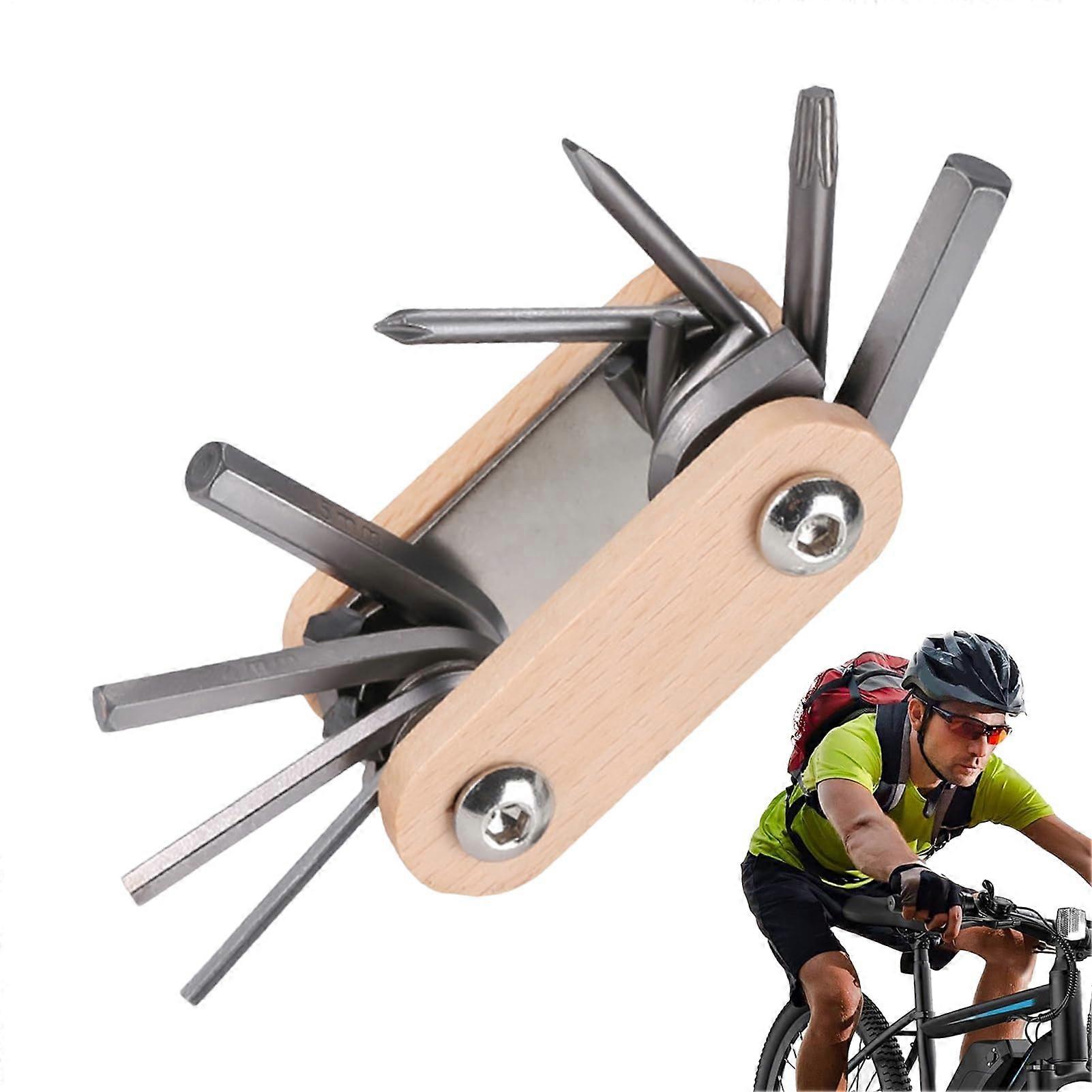 8in1 Bicycle Multi Tool Kit for Mountain and Road Cycling