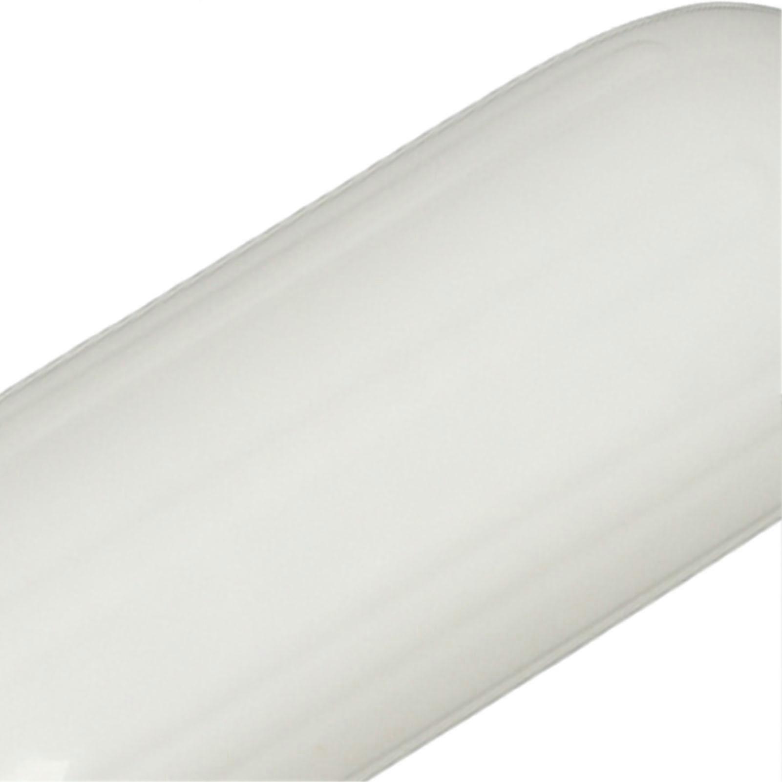 4 Pcs Inflatable Boat Bumpers PVC 5.5in X 20in Ribbed Twin Eyes with 4 Ropes for Yachts Pontoons Buoys Docks Shield Protection White