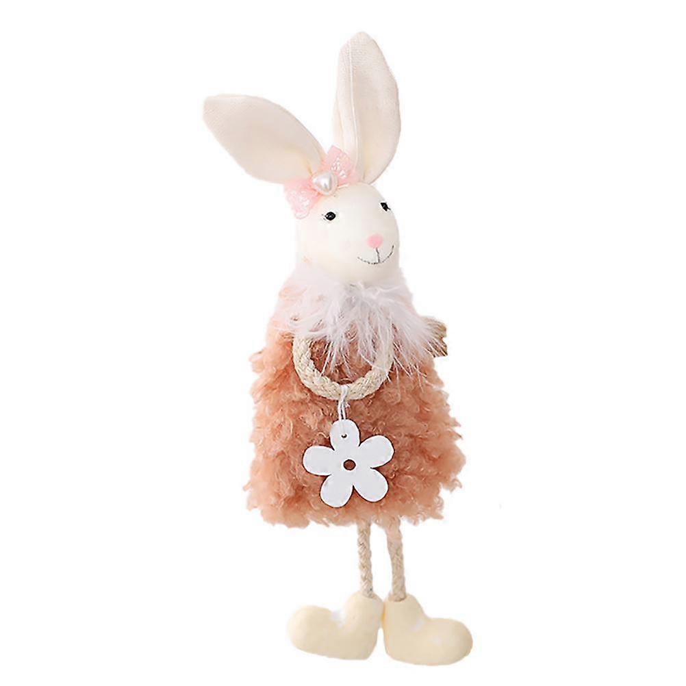 Cute Easter Hanging Ornaments Bunny Figurine Decorations for Hanging on Trees Windows Easter Decor