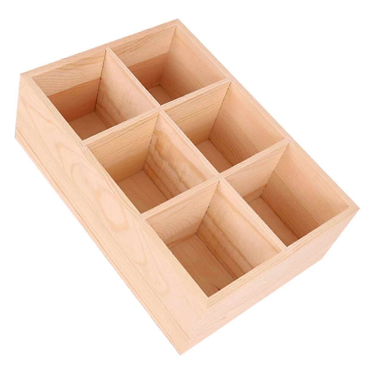 Pen Holder with Compartments for Pencils, Markers, and Stationery Durable Box