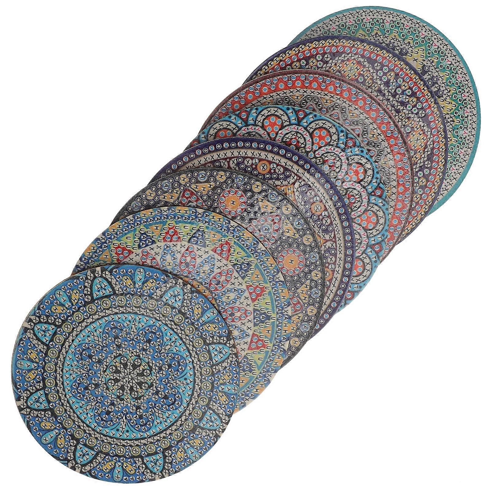 Decorative Coasters Home Decorative Accessories Strong Adhesion Holiday Decoration Valentine's Day 1Set