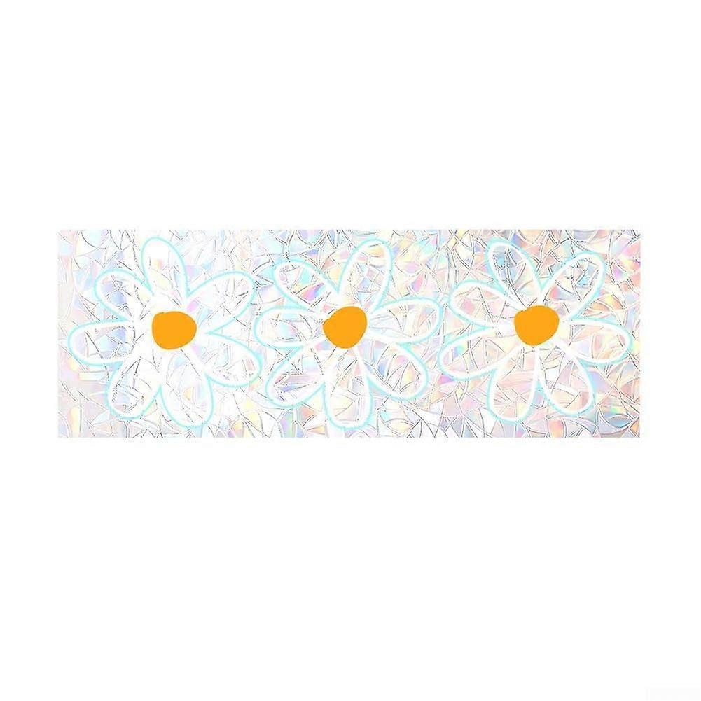 Vivid Daisy Suncatcher Stickers, Fun and Functional Home Decor Solutions