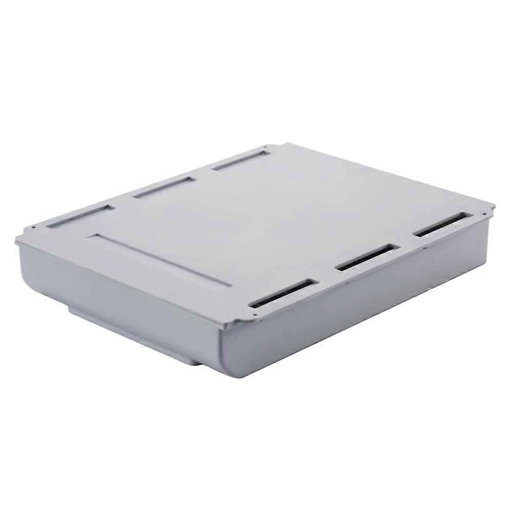 Drawer Storage Box Under-Table Storage Desk Organization White 25.5x20x4.2cm 1Set