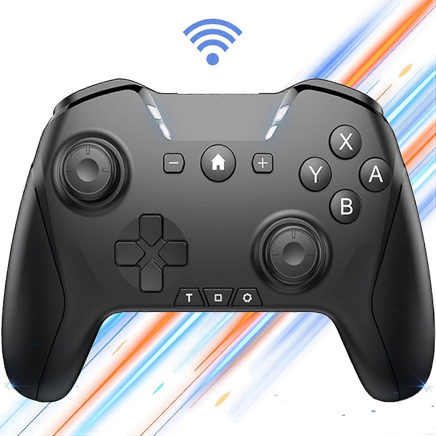 Bluetooth Controller for Switch/Mac/PC/Steam/Mobile Phone/iOS/Android//TV/iPad/Table/Apple Arcade MFi Games, switch pro