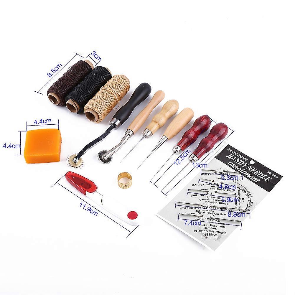 13pcs Leather Craft Hand Stitching Sewing Tool