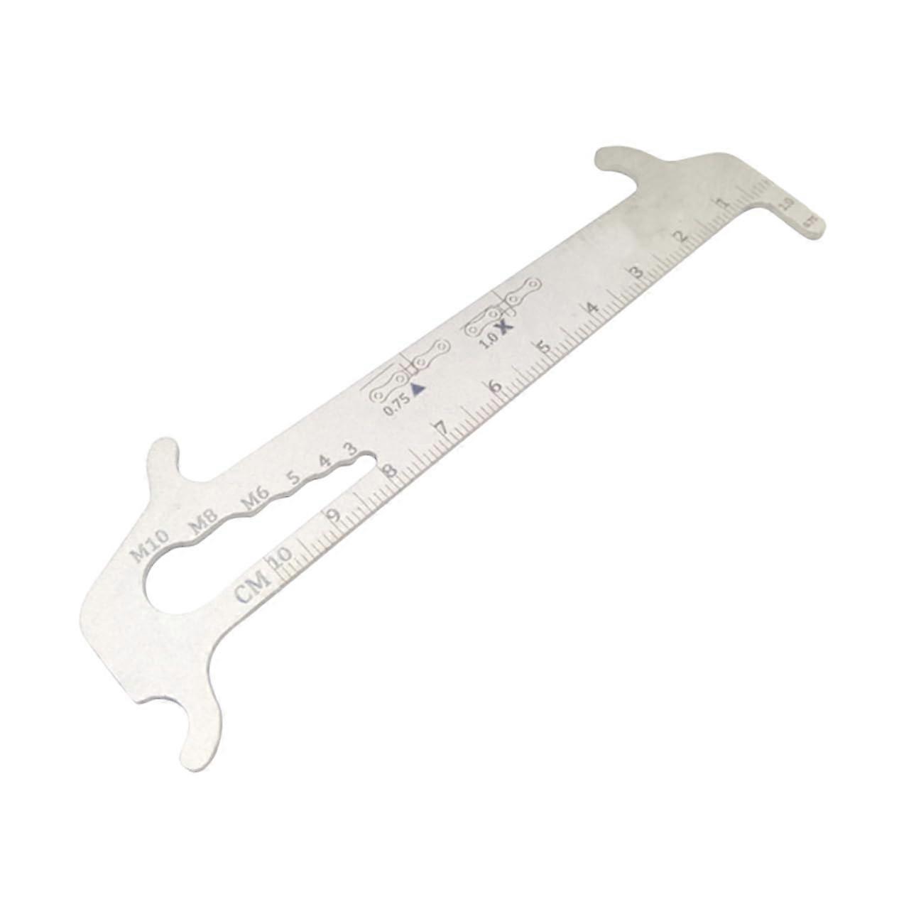 Bicycle Chain Wear Indicator Portable Chain Measurement Tool Durable Compatible with All Bike Chains for Road and Mountain Bikes