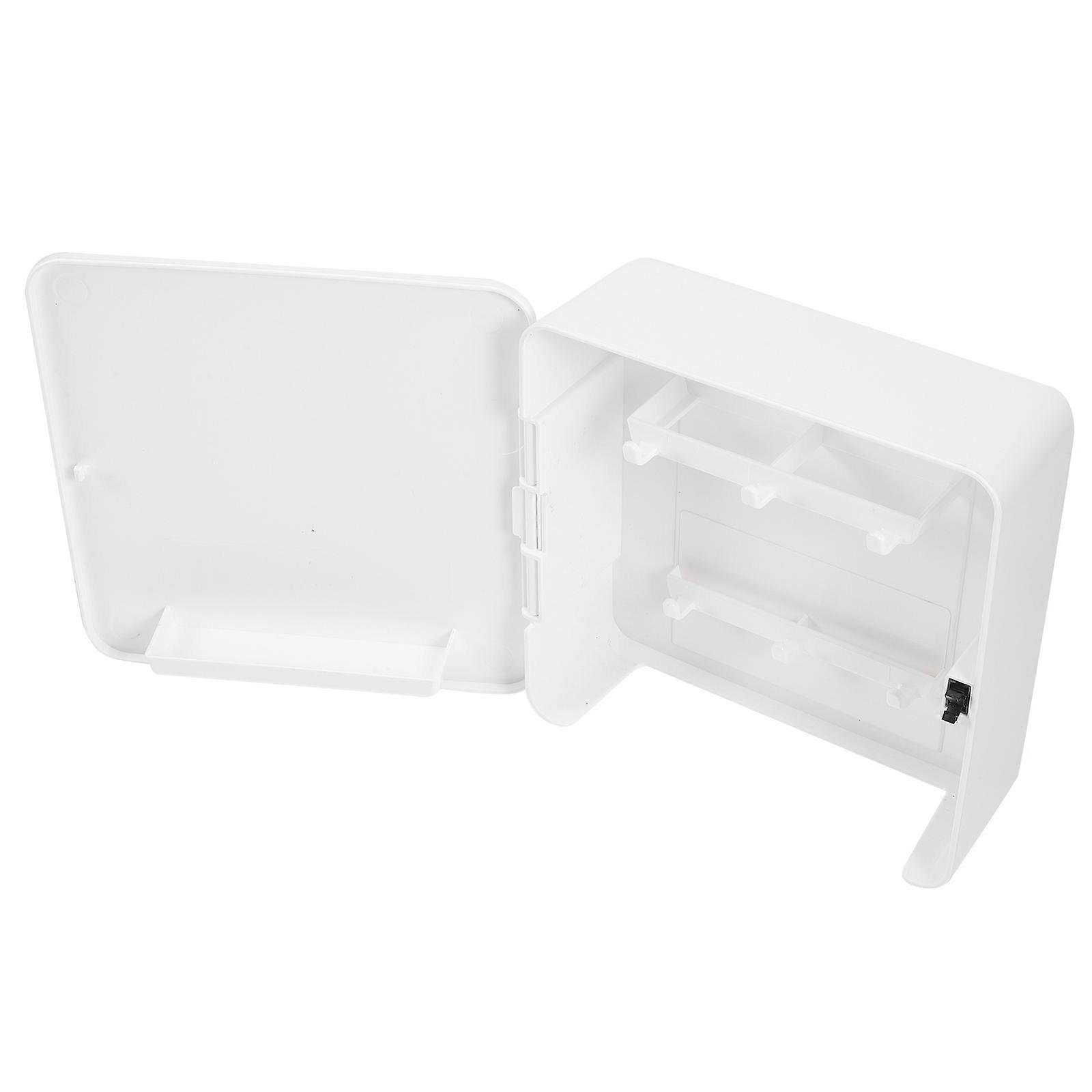 Magnet Key Holders Wall Hanging Key Hook Simple and Elegant Storage Rack Office Use Plastic 1Pcs