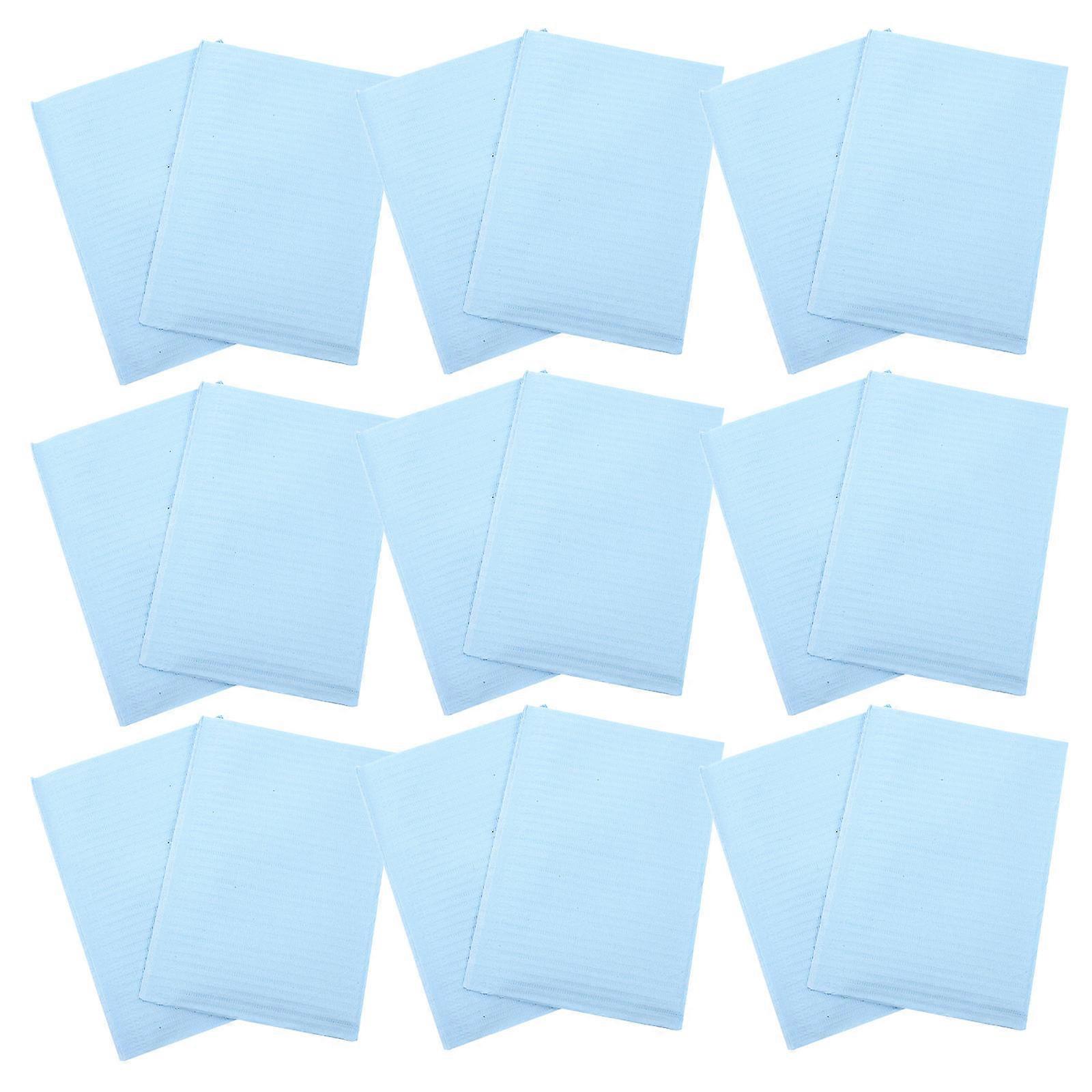 Waterproof Nail Art Pad with Synthetic Material Blue Color for Manicure Use at Salon or Home 125 Pcs