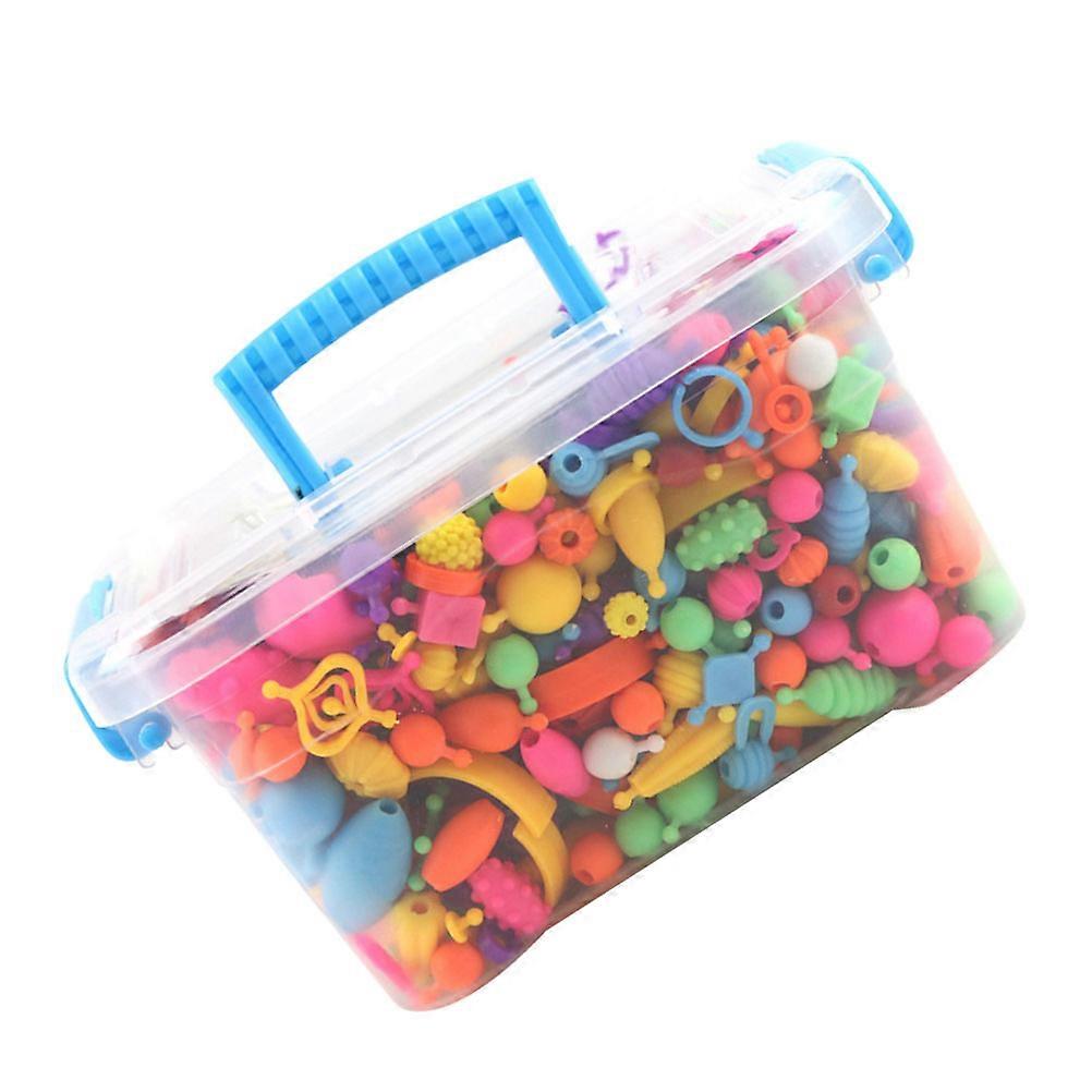 Funny String Beads Set for DIY Bracelets, Crafts & Creative Play – Safe Plastic Beads Kit for Handmade Projects