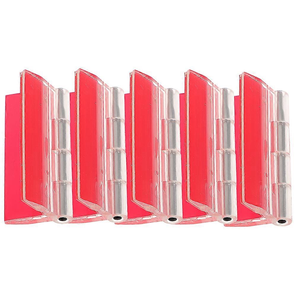 Piano Hinges Wide Self-Adhesive Hinges For Aquariums Long-Term Use No Screw Required 5Pcs