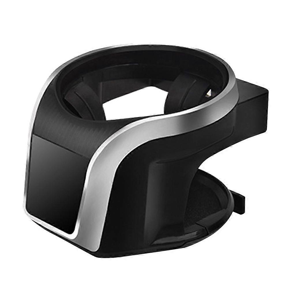 Silver Car Cup Phone Holder Durable ABS Material for All Phones and Can Storage Fits Every Vehicle Model 2 in 1 Practical Summer Winter Use