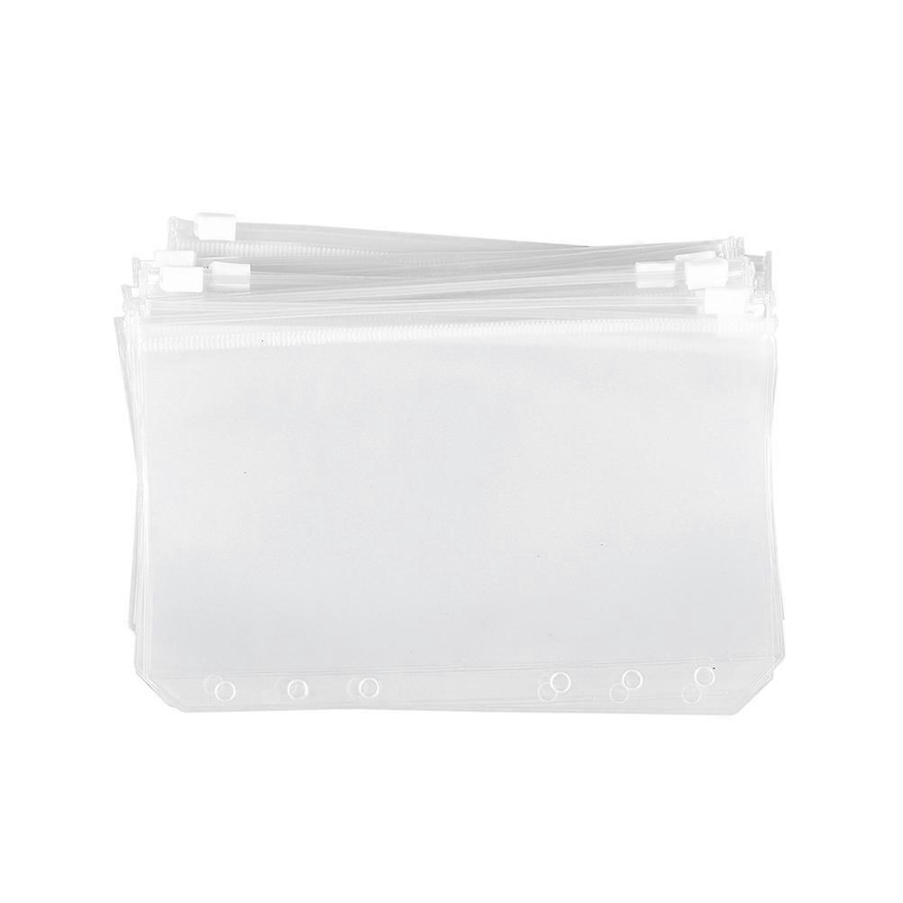 Transparent Document Organizer A6 Size for Storage Use PVC White Lightweight 17x11cm