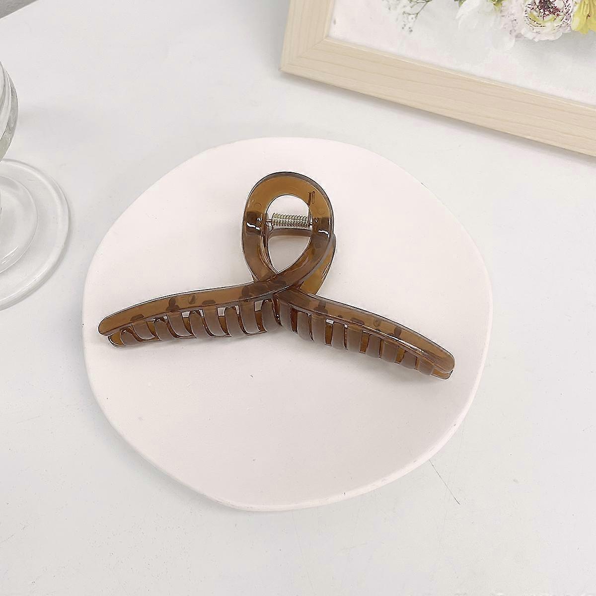 Fashion Acrylic Jelly Simple Large Hair Claw For Women Ladies Makeup Hair Barrettes Hair Accessories Crab Bath Clip Headwear