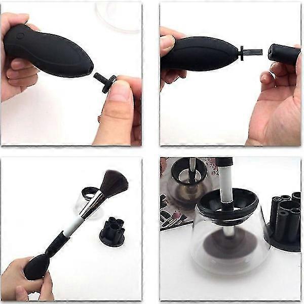 Electric Makeup Brush Cleaner & Dryer; Portable