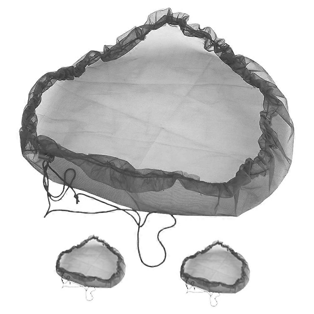 3pcs Reusable Mesh Water Barrel Cover with Drawstring for Outdoor Use – Protects Against Rain, Leaves, and Insects