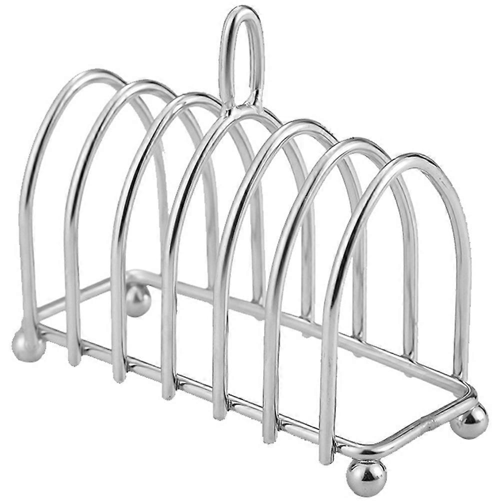 Stainless Steel Toast Rack   Elegant Tabletop Stand for Sliced Bread, Home Use, Outdoor Gatherings, and Barbecues   Easy to Clean, Smooth Surface