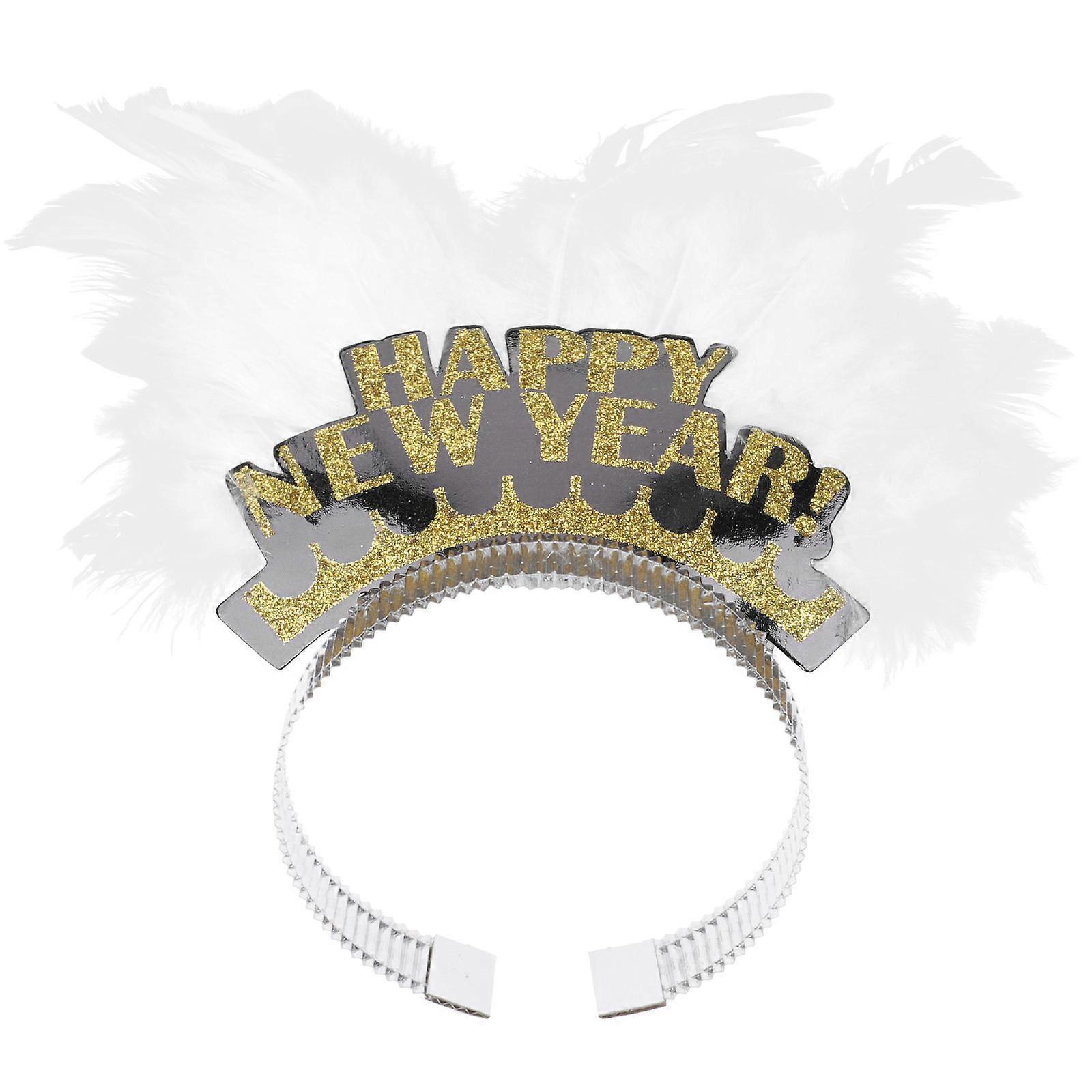 New Year Hair Accessories 2Set Designed With Circular Shape Ideal For Holiday Gatherings And Festive Celebrations