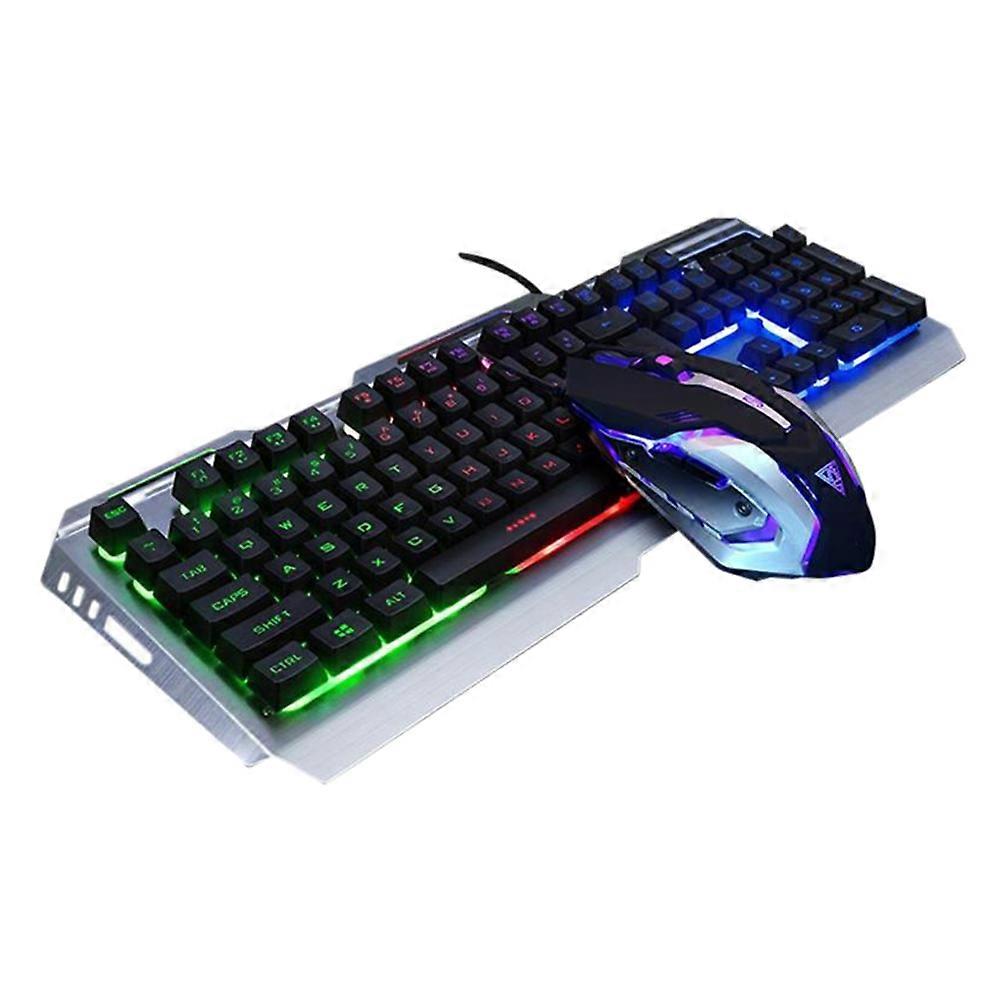 Gaming Keyboard Character Feature Tungsten Golden Color With Backlit Functionality 1Set
