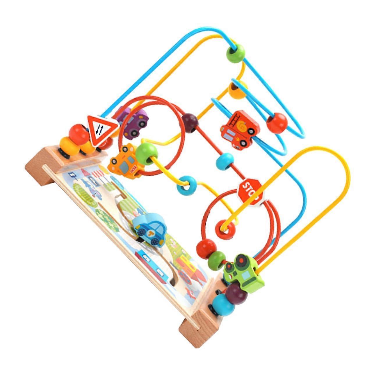 1 Piece Wooden Labyrinth for Cognitive Skills Enhancement with Interactive Design for Years, Durable and Safe Material, Promotes Finger Dexterity