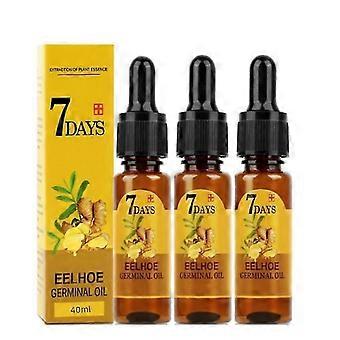 3 stuks Nieuwe Upated Versie 7 Dag Gember Germinal Serum Natuurlijke Haaruitval Behandeling Effectieve Snelle Groei Haarverzorging
