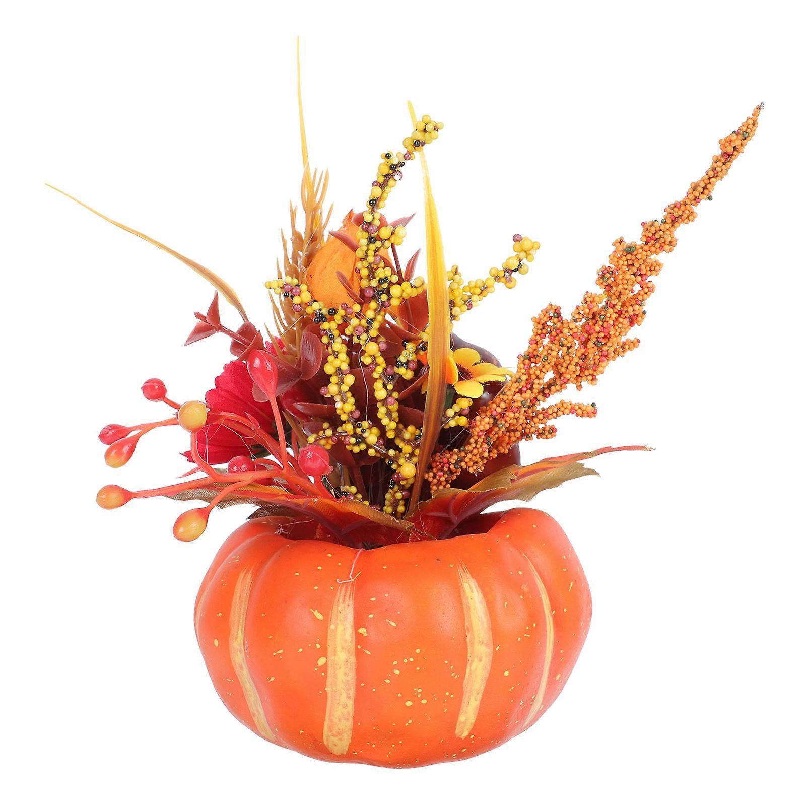 Artificial Pumpkin Decoration For Dormitory Decor In Classic Shape And Style For Harvest Festival 1PC