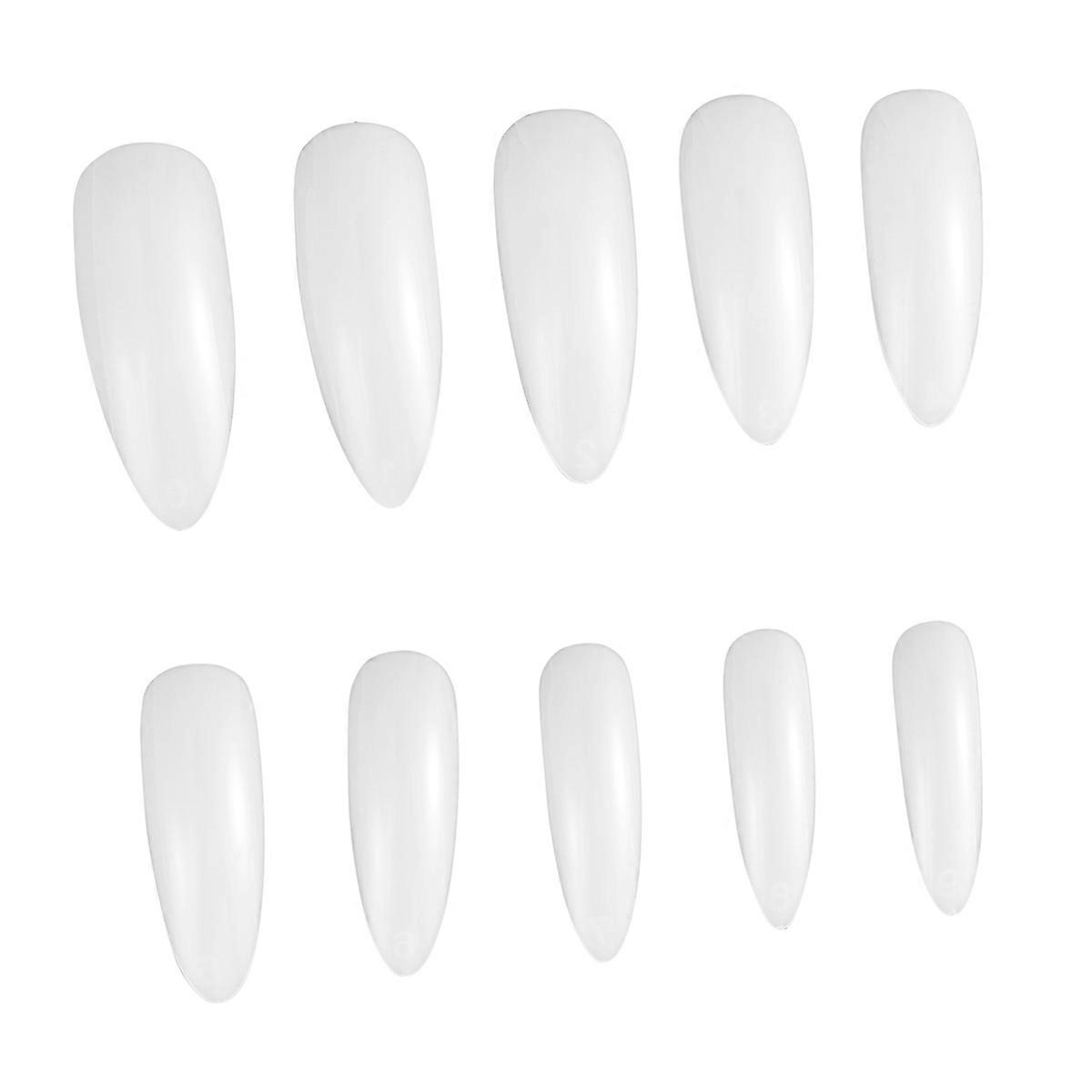 Artificial Nail Tips Full Cover Fake Nails for Manicure Use Assorted Color 600pcs