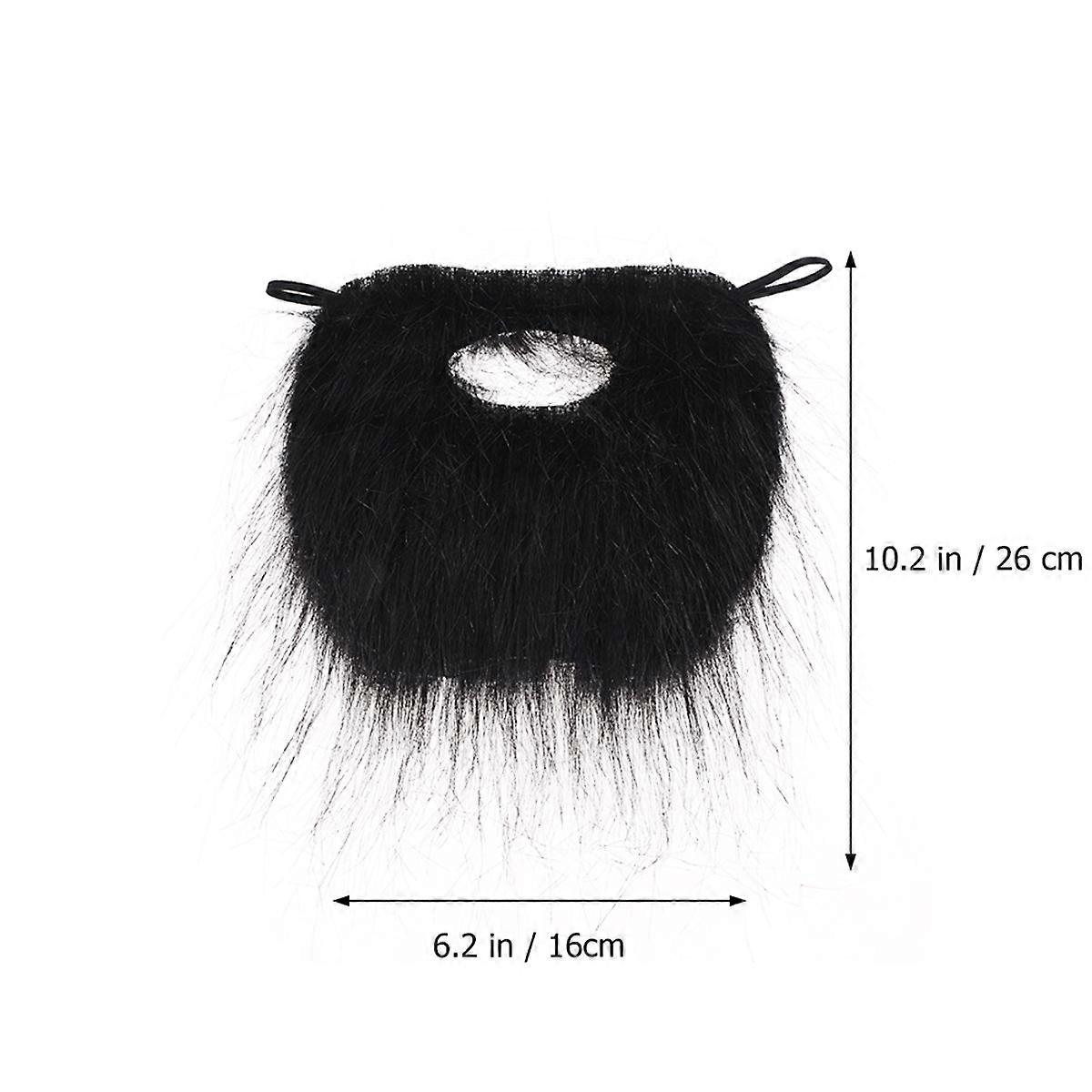 Imposing Fake Whiskers For Theatrical And Cosplay Events In Assorted -Adhesive 2Pcs