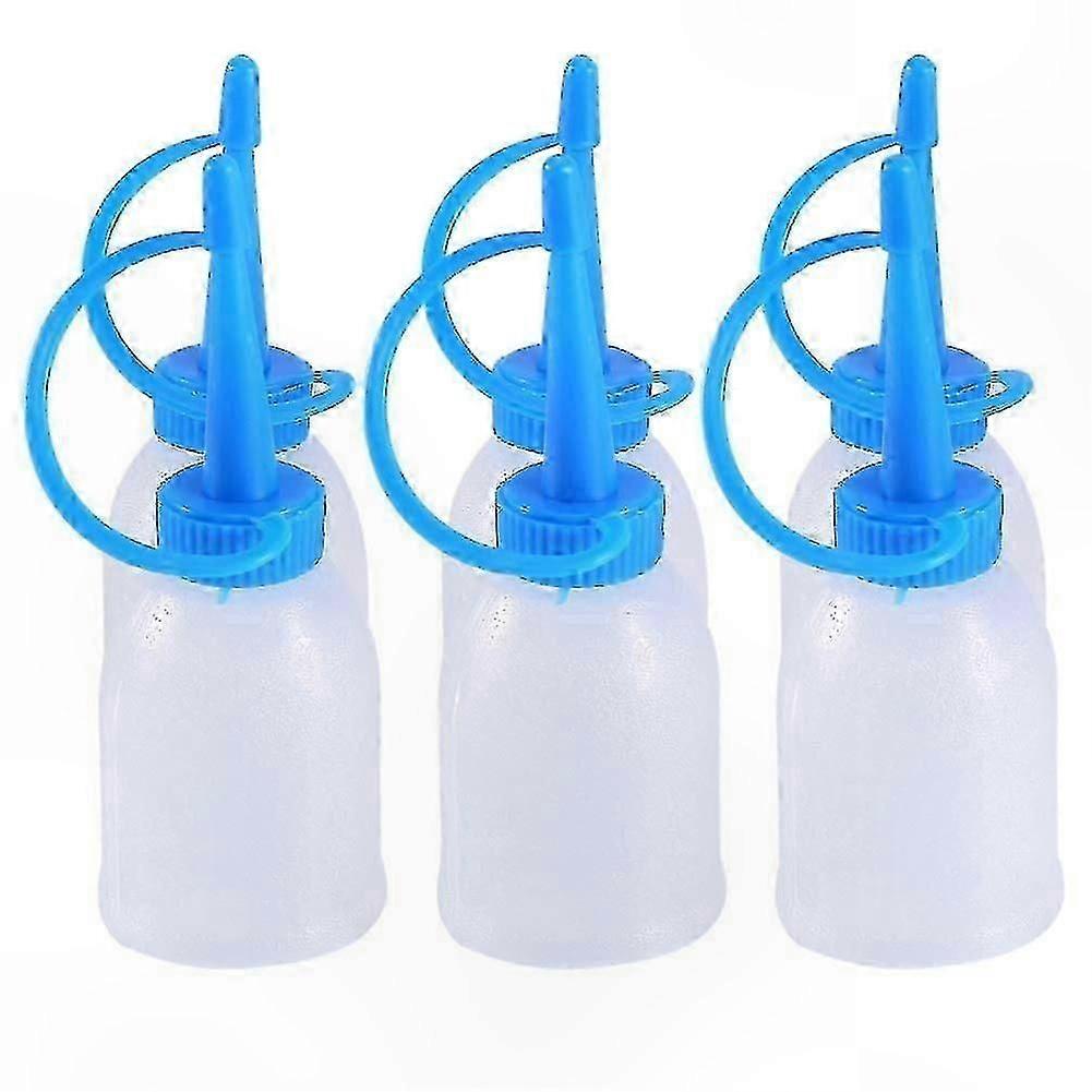 6-Pack 30ML Plastic Squeeze Bottles with Needle Tip for Multi-Purpose Use
