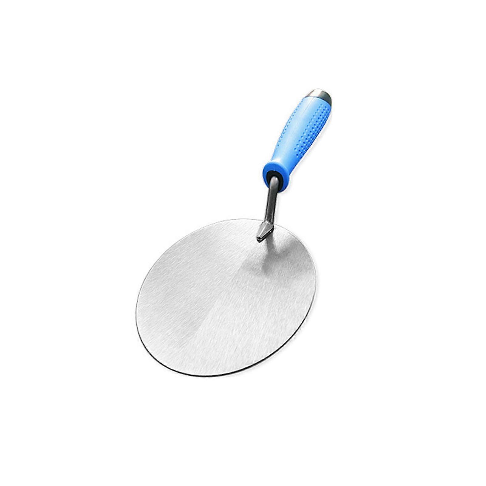 Ergonomic Stainless Steel Mud Pan for Wall and Floor Plastering, Professional Builder, Easy to Clean, Comfortable Grip, Small Plastering Tool