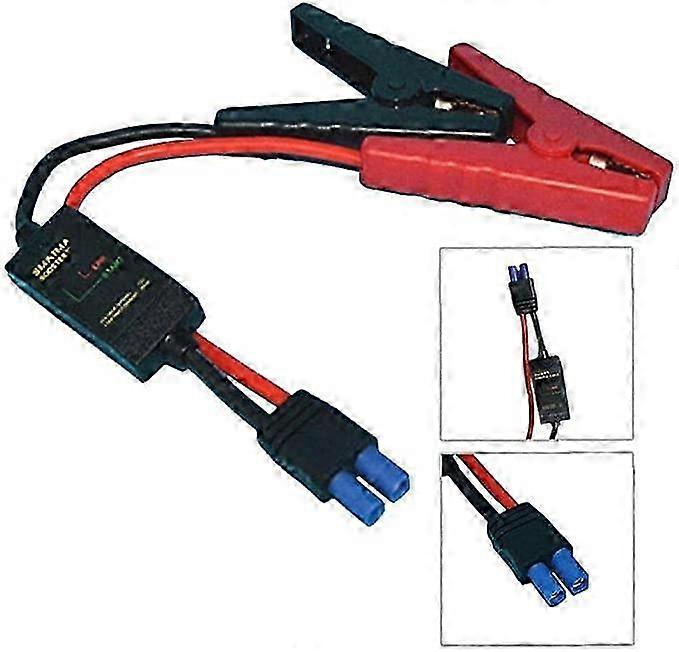 Heavy Duty Jumper Cables with Booster Clips for Automotive Battery Replacement and Emergency Use Accessory