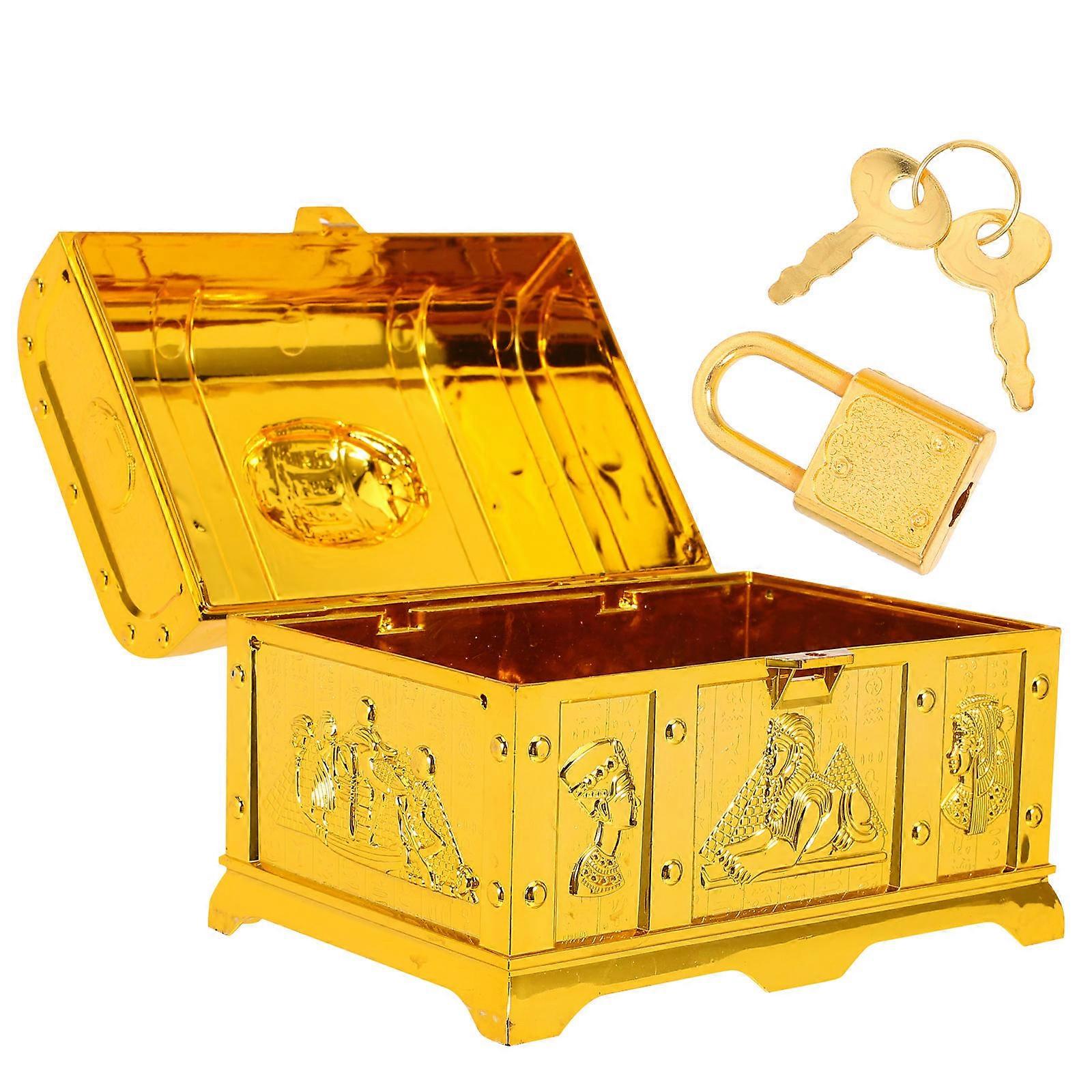 Ancient Chest – Portable Archaeological Toy with Pharaoh Design to Spark History Interest in Early Learning & Family Travel