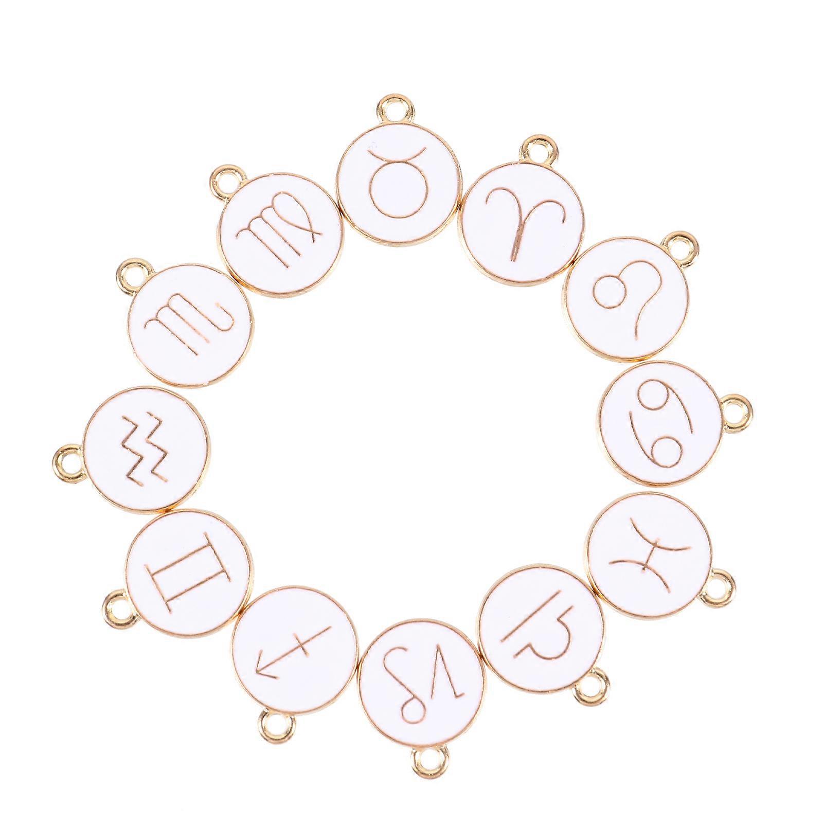 Creative Pendant Charms, Zodiac-Themed Ornaments, Easy-to-Use DIY Components