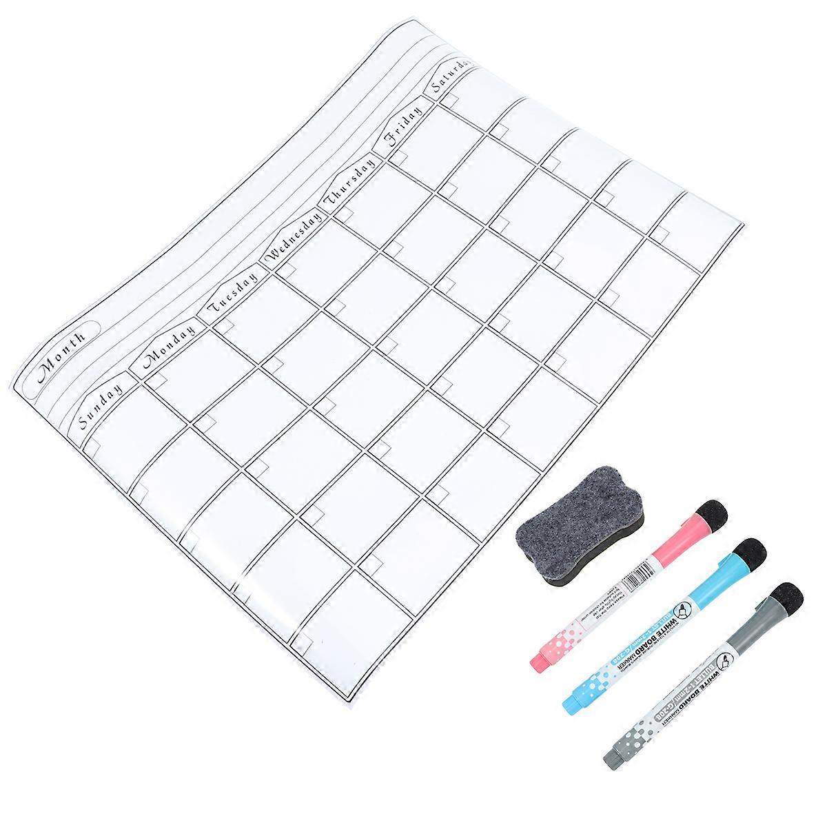 Modular Calendar Sticker for Streamlined Time Management and Tracking