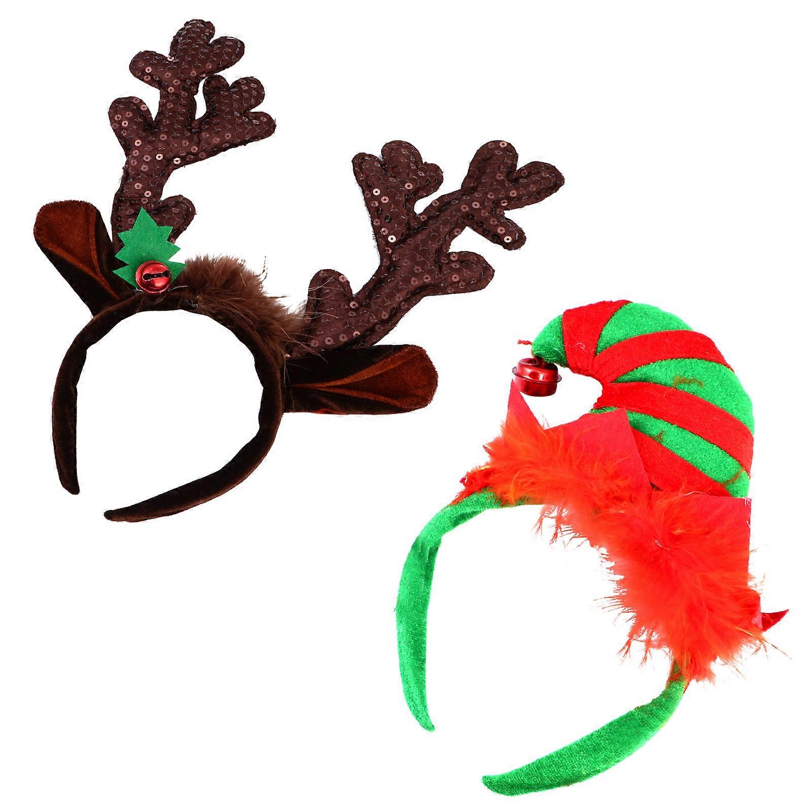 Antler Hairband for Christmas Parties, Enhances Festive Looks with Durable Construction