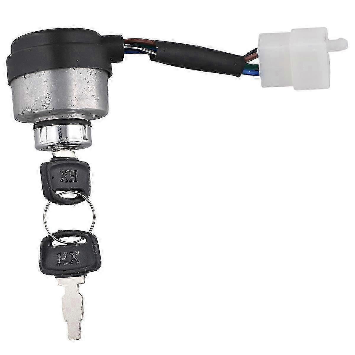 Key Switch with Door Locks for 2-5KW Gasoline Generators - Compatible with Ignition Systems