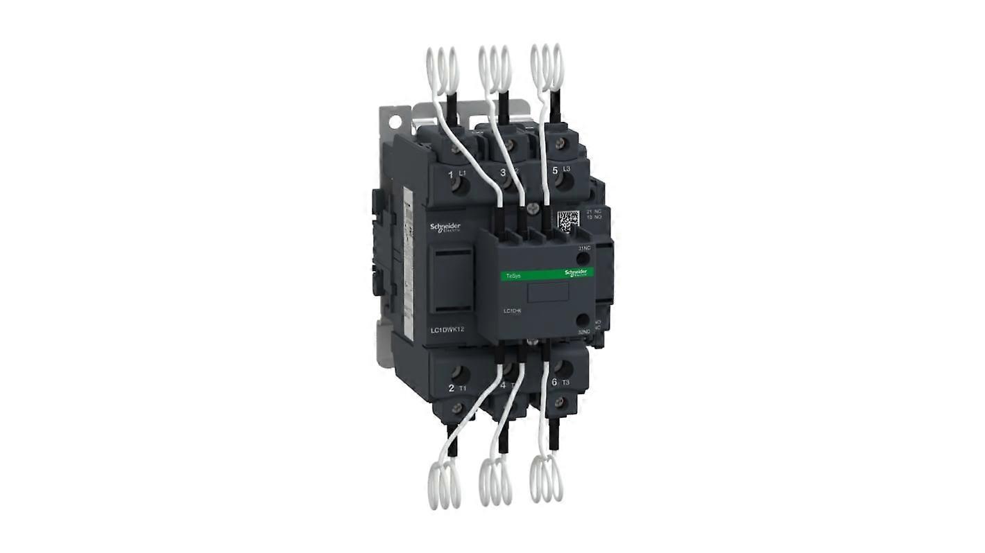 Schneider Contactor 3-pole 240v Ac Coil Tesys Lc1dwk12u7