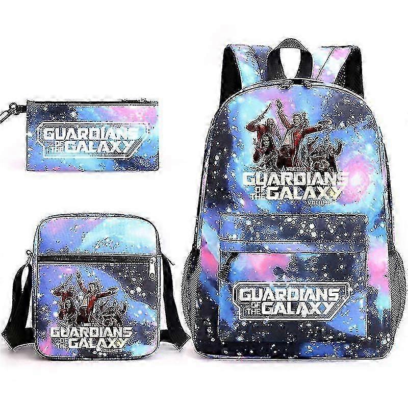 Φύλακες Του Γαλαξία 3pcs/σετ Bcakpacks Κινούμενα σχέδια Παιδιά Αγόρια Κορίτσια Σχολικές τσάντες Ελαφρύ Μαθητές Αδιάβροχη ικανότητα Mochilas-i