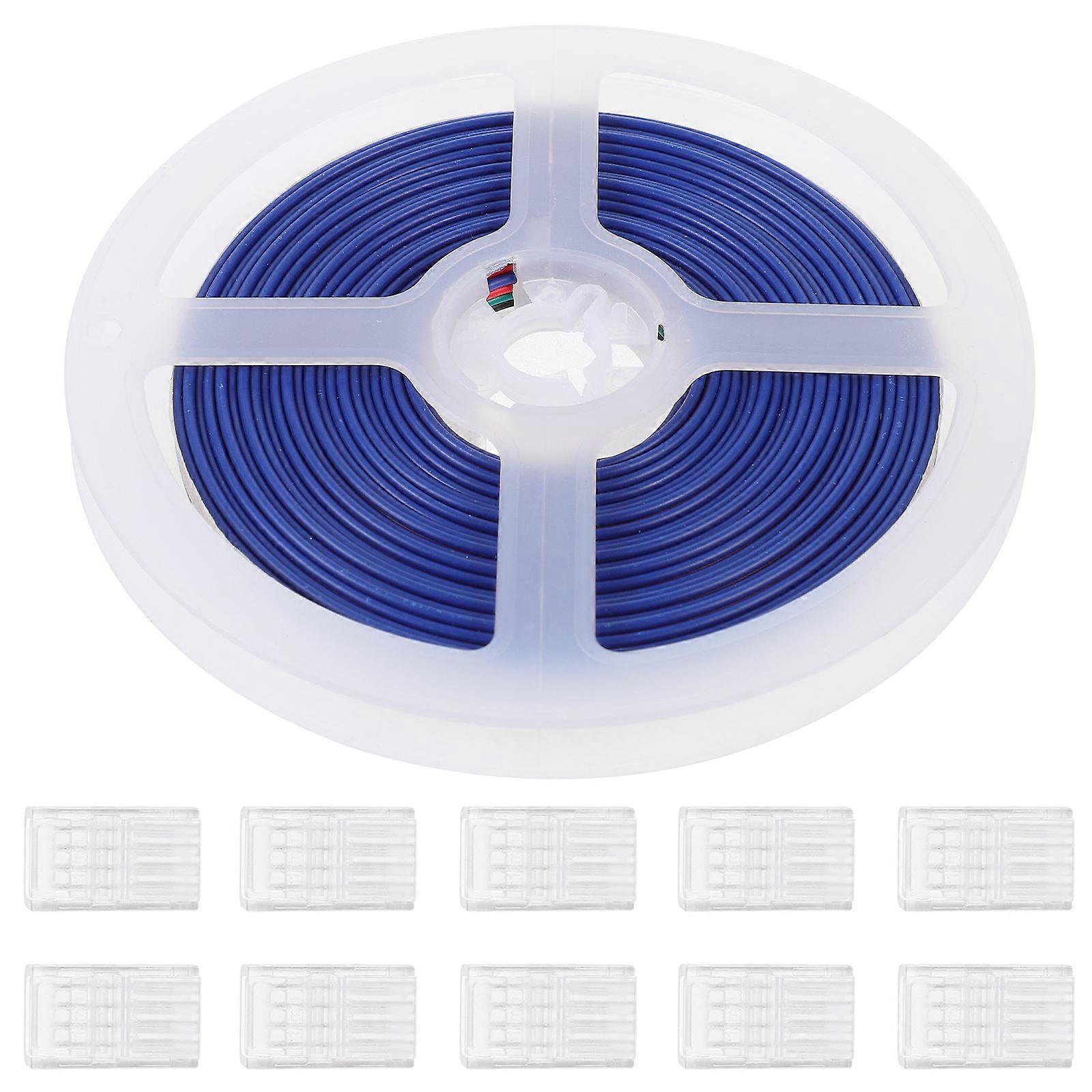 Solderless LED Light Connector 10Pcs Quick and Flexible Work For Professionals 2.1X1.3X0.7CM