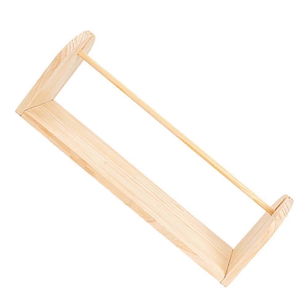 Rotatable Wooden Yarn Spool Holder and Storage Rack for Crocheting and Knitting to Prevent Tangles and Improve Productivity