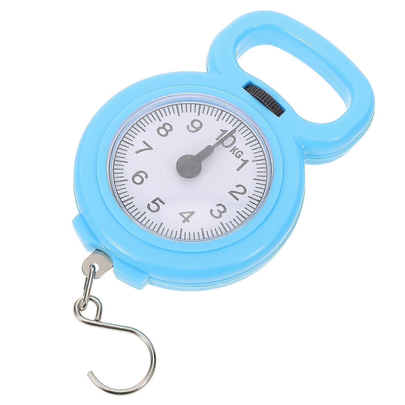 Portable Hanging Weight Scale for Travel and Home Use Durable Plastic and Metal Design 20kg Capacity