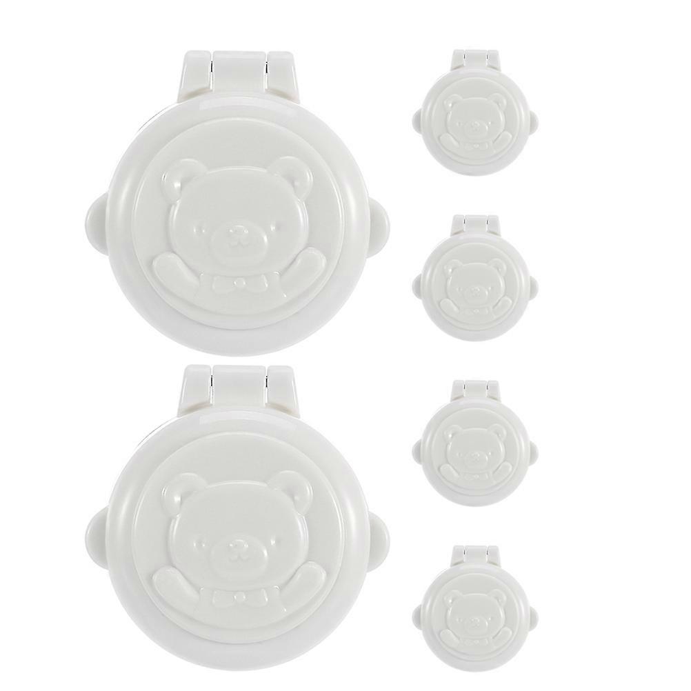 6pcs Button Safety Lock Covers for Car & Washing Machine – Reliable Protection Against Accidental Operation, Enhanced User Safety and Convenience for