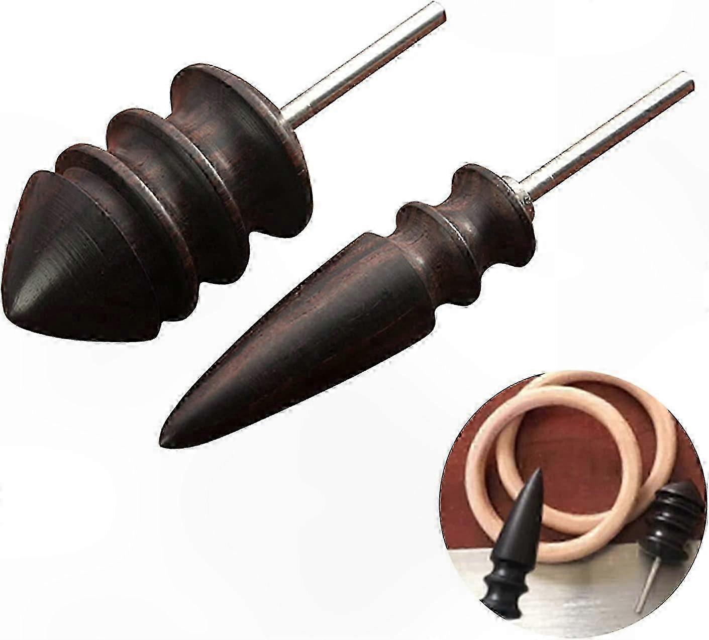 2-Piece Handmade DIY Leathercraft Tool Set for Carving and Processing