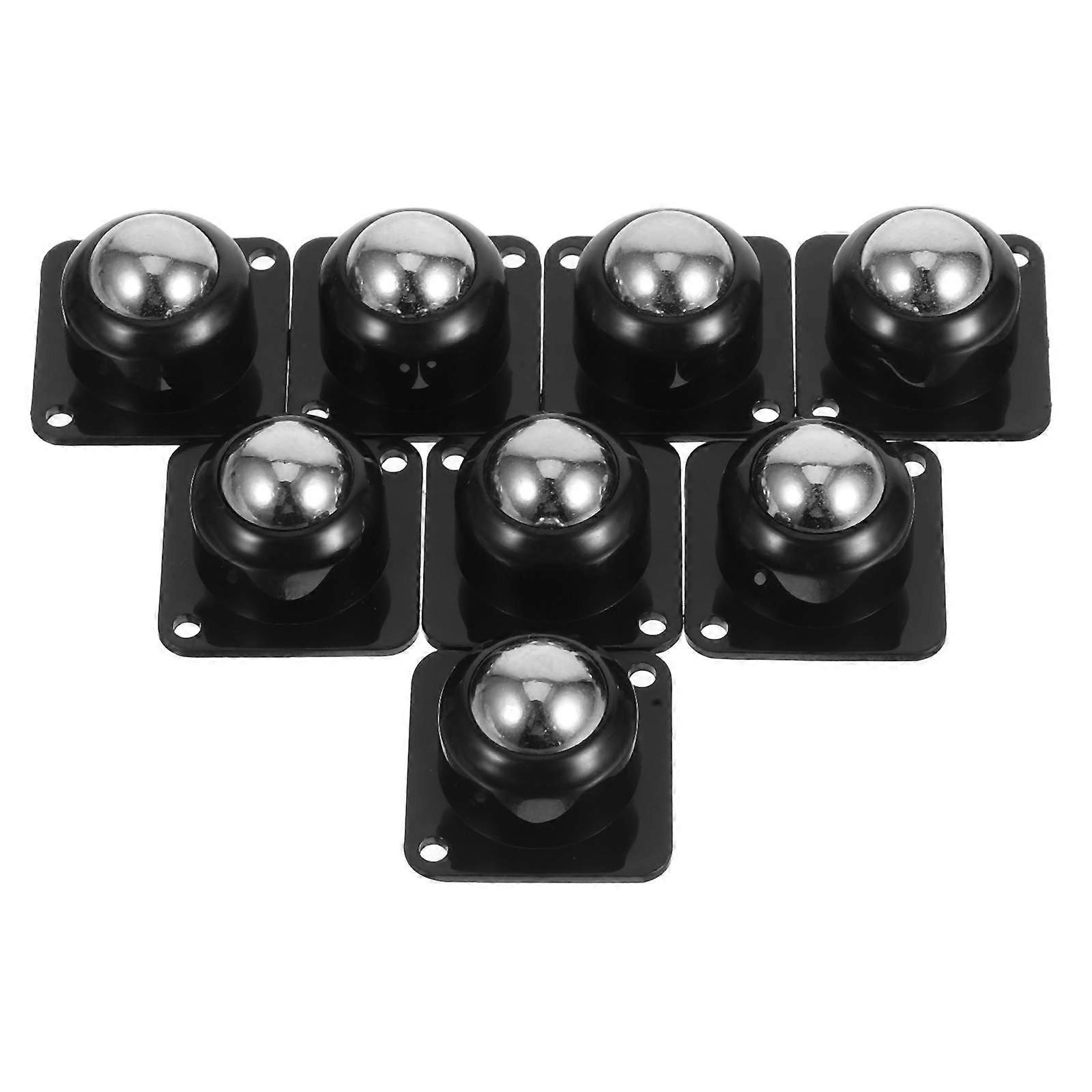 Universal Pulley Rotation Caster Wheels 8Pcs Silent Operation Compact Design Perfect For Furniture Adjustment Appliance Movement