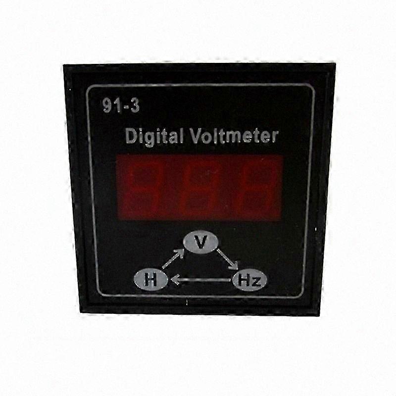 91-3 Digital Voltmeter For Gasoline Generator Accessories 220v 380v Single Phase 3 Phase Voltage Me