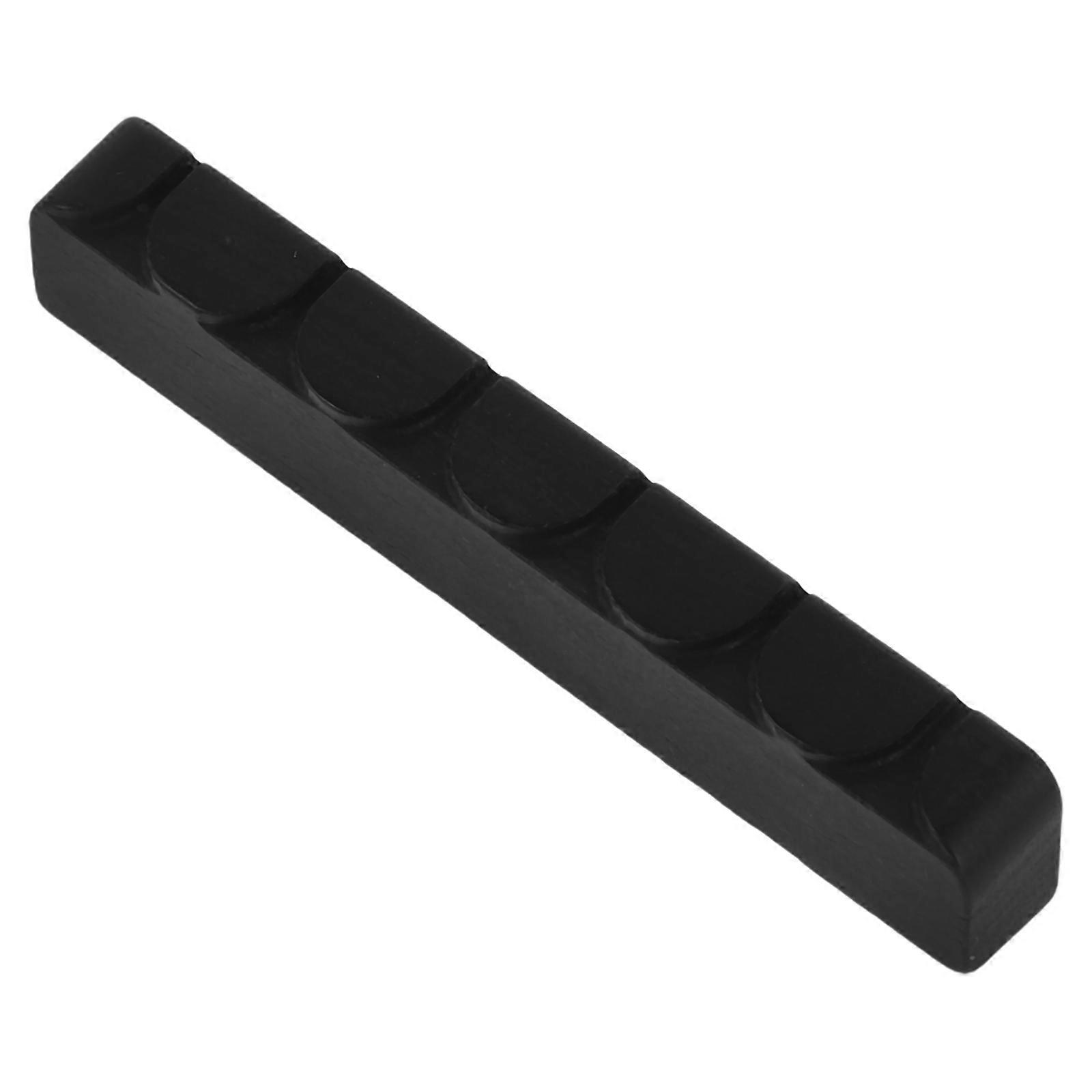 Classical guitar Ebony Nut for 6 String Acoustic guitar Replacement Part with Comfortable Design and Elegant Appearance