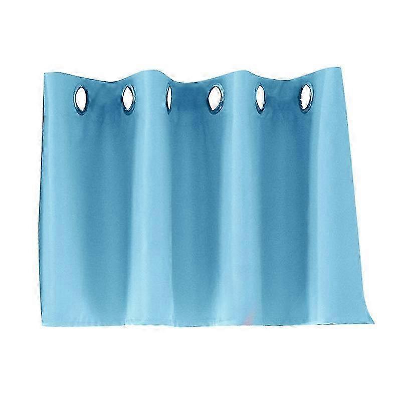 Window Curtain Kitchen Blocking Drapes Home Decor 132*46cm Sky Blue