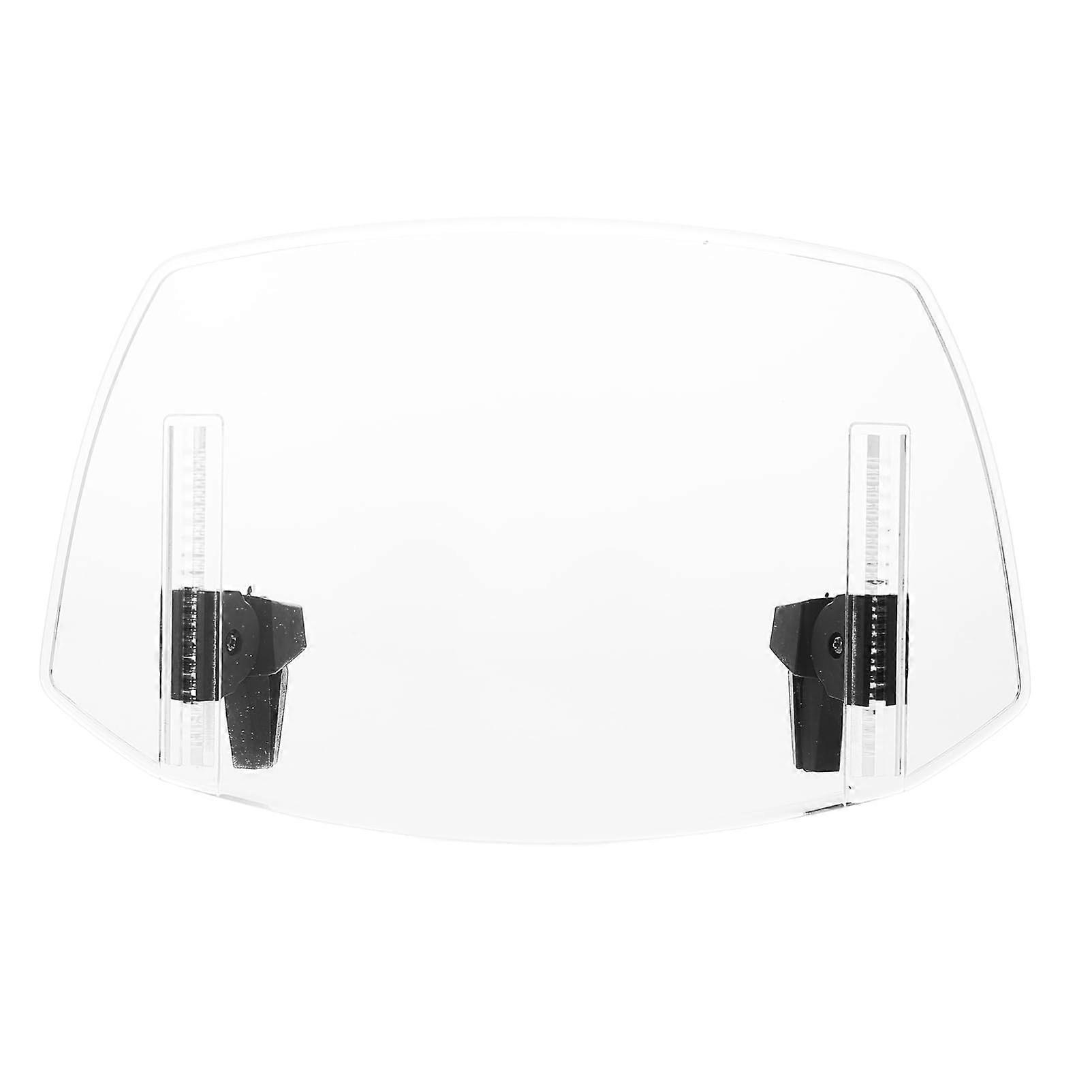 Motorcycle Windshield Replacement PC Transparent Wind Deflector for Motorcycles - Durable Plastic, Universal Fit