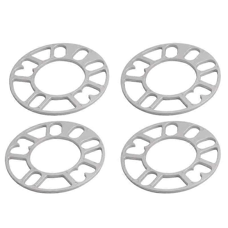 Aluminium Wheel Spacers 10mm 4 Pcs Shims Plates for 4X100 4X114.3 Car Stud Distances Disk Wheel Adapters